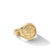 Load image into Gallery viewer, Water and Fire Duality Signet Ring in 18K Yellow Gold, Size 9