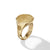 Load image into Gallery viewer, Water and Fire Duality Signet Ring in 18K Yellow Gold, Size 9