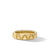 Faceted Triangle Band Ring in 18K Yellow Gold, Size 11