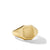 Streamline Signet Ring in 18K Yellow Gold, Size 10