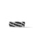DY Helios Band Ring in Sterling Silver with Pavé Black Diamonds, Size 10
