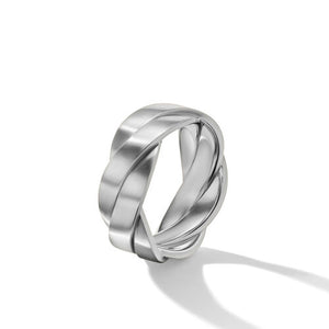 DY Helios Band Ring in Sterling Silver, Size 11