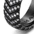 Chevron Band in Black Titanium with Diamonds, 8mm, Size 10