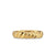 Sculpted Cable Band Ring in 18K Yellow Gold, 5mm, Size 8