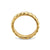 Sculpted Cable Band Ring in 18K Yellow Gold, 5mm, Size 8