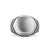Chevron Signet Ring in Sterling Silver, 18mm