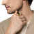 Streamline Signet Ring in 18K Yellow Gold with Black Onyx, 18mm