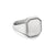Streamline Signet Ring in Sterling Silver, 18mm