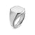 Streamline Signet Ring in Sterling Silver, 18mm