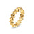 Armory Band Ring in 18K Yellow Gold, 6.2mm