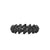 Armory Band Ring in Black Titanium with Black Diamonds, 6.2mm