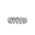 Armory Band Ring in Sterling Silver with Diamonds, 6.2mm
