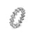 Armory Band Ring in Sterling Silver with Diamonds, 6.2mm