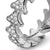 Armory Band Ring in Sterling Silver with Diamonds, 6.2mm