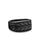 Chevron Three Sided Signet Ring in Black Titanium, 12.5mm