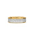 Streamline Band in 18K Yellow Gold with Diamonds, 6.2mm