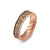 Streamline Band in 18K Rose Gold with Cognac Diamonds, 6.2mm