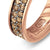 Streamline Band in 18K Rose Gold with Cognac Diamonds, 6.2mm