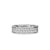 Streamline Band in Sterling Silver with Diamonds, 6.2mm