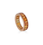 Sabel Collection Rose Gold Orange Sapphire Eternity Band