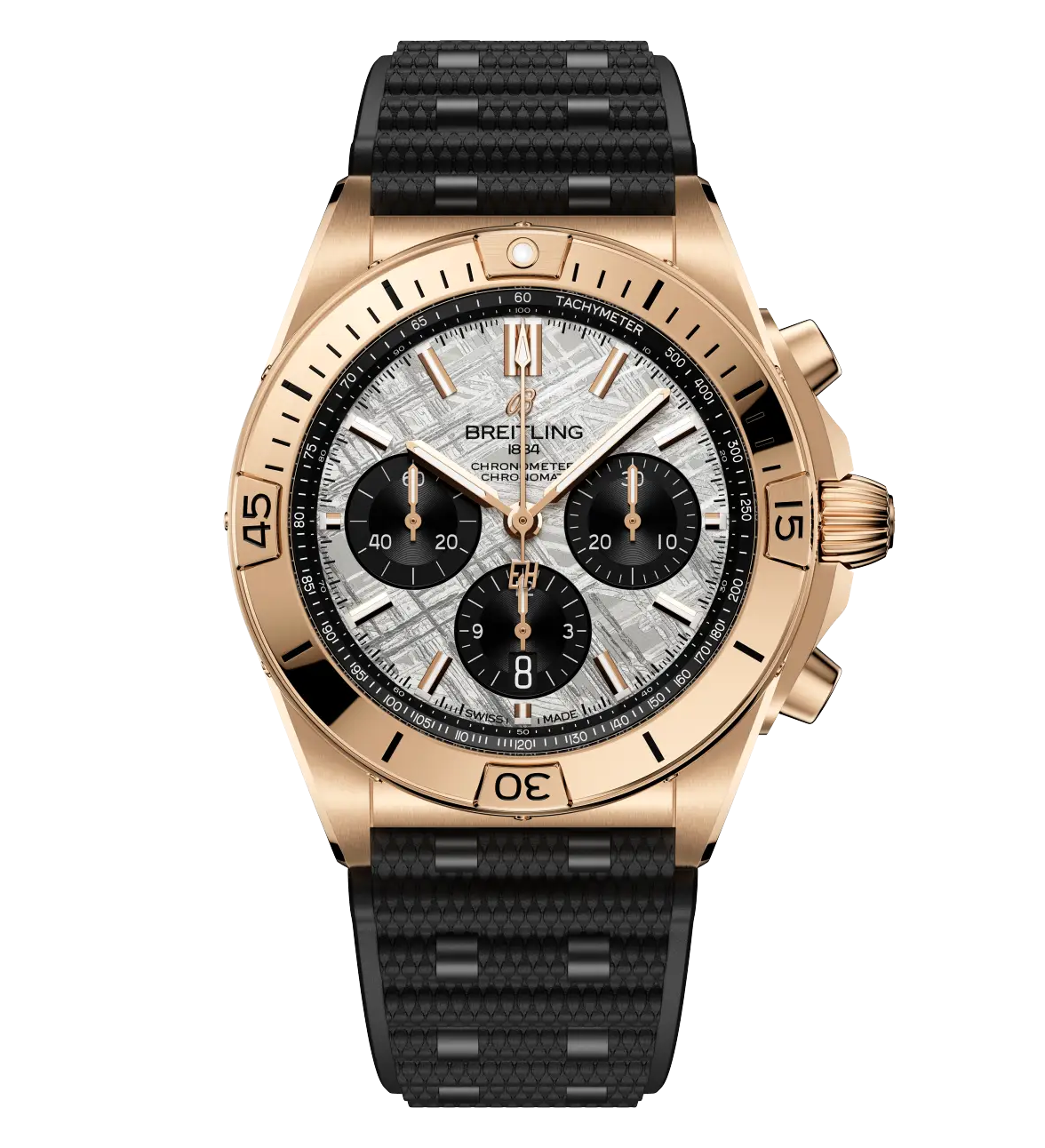 Breitling Chronomat B01 42 Erling Haaland Watch with Rubber Strap, Limited Edition