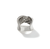 John Hardy Classic Chain Sterling Silver Twisted Hammered Diamond Ring