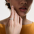 John Hardy Surf Silver Scattered Diamond Ring