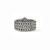 John Hardy Icon Link Sterling Silver Diamond Bar Ring, 9mm