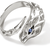 John Hardy Naga Bypass Ring with Blue Sapphire