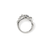 Side of John Hardy Naga Sterling Silver Blue Sapphire Bypass Ring