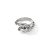John Hardy Sterling Silver Blue Sapphire Naga Ring