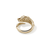 Bottom of John Hardy Naga Yellow Gold Diamond Bypass Ring
