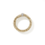 John Hardy Spear Yellow Gold Pave Diamond Double Coil Ring