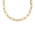 Roberto Coin Designer Gold 18K Yellow Gold Chunky Paperclip Chain Necklace