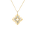Roberto Coin Venetian Pirouette Mother-of-Pearl and Diamond Pendant