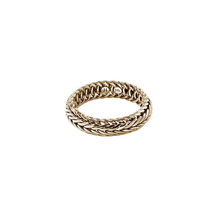 John Hardy Kami Yellow Gold Band