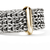 John Hardy Icon Link Mixed Metals Bar Ring, 9mm