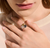 John Hardy Pebble Stacking Ring Set with White and Black Diamonds