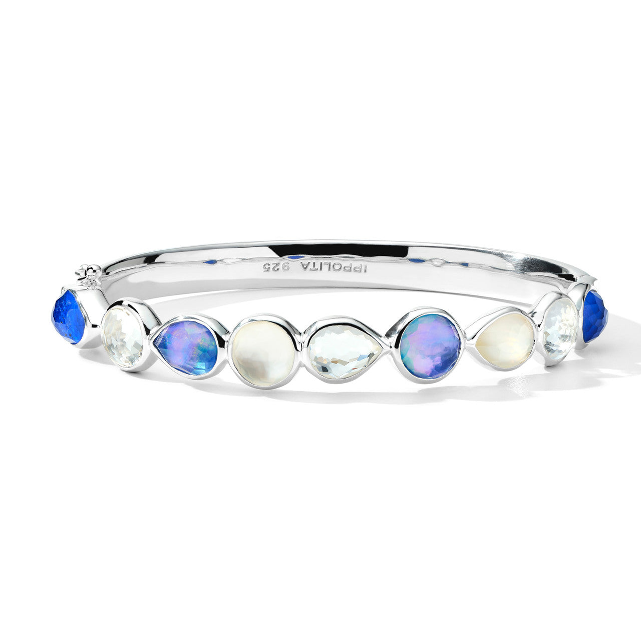 IPPOLITA Rock Candy Hinged Bangle in Corsica