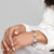 IPPOLITA Rock Candy All-Stone Hinged Bangle in Corsica on Model