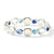 IPPOLITA Rock Candy All-Stone Hinged  Gemstone Bangle in Corsica