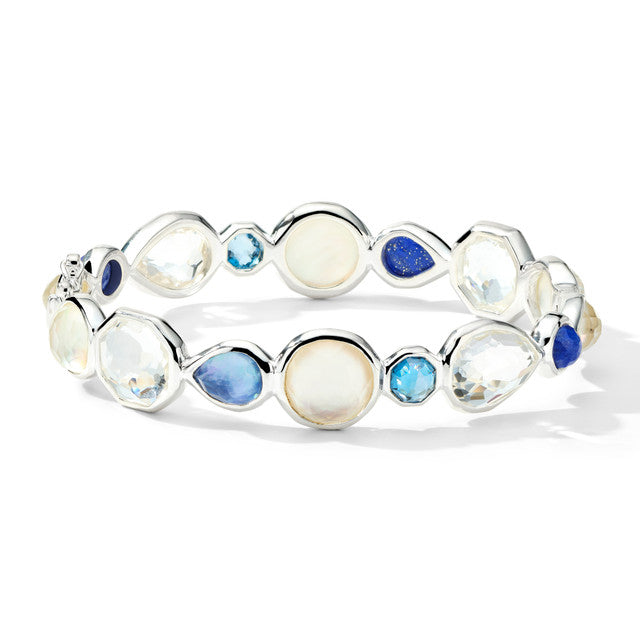 IPPOLITA Rock Candy All-Stone Hinged  Gemstone Bangle in Corsica