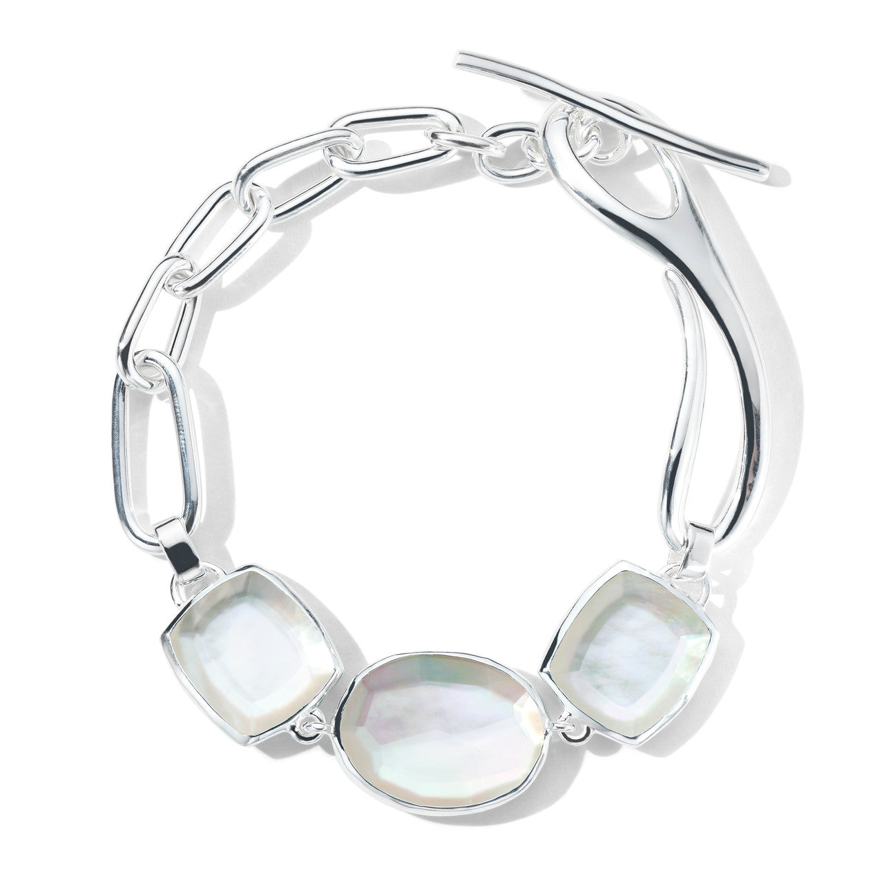 IPPOLITA Rock Candy Mix-Cut Stone & Linea Link Bracelet