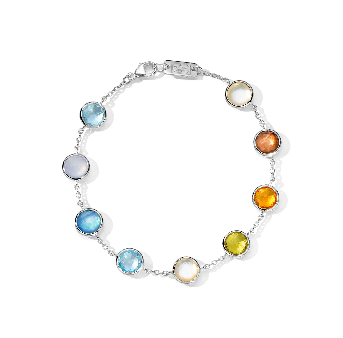 IPPOLITA Lollipop Sterling Silver Soft Gemstone Bracelet in Wildflower