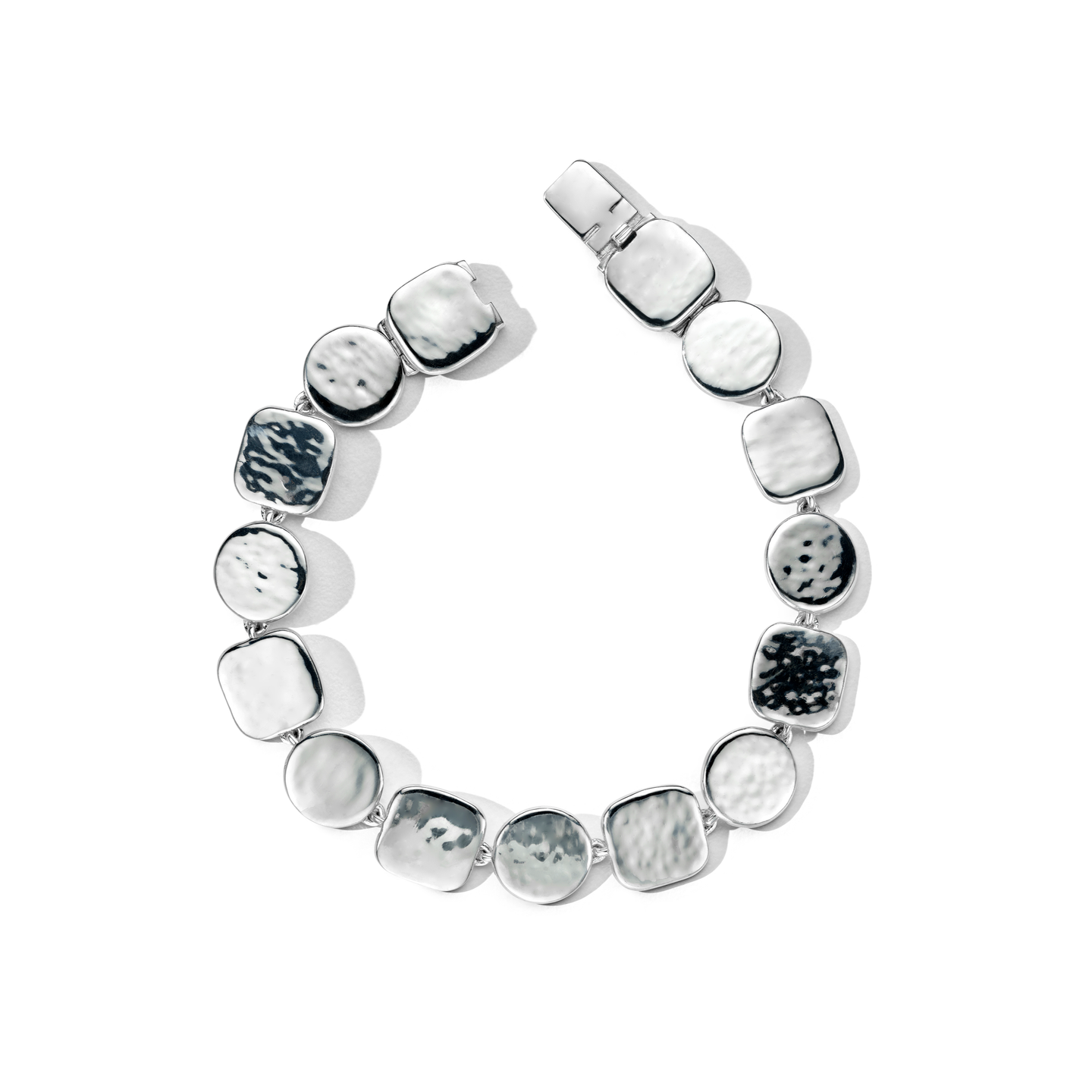 IPPOLITA Classico Sterling Silver Hammered Surface Flexible Bracelet