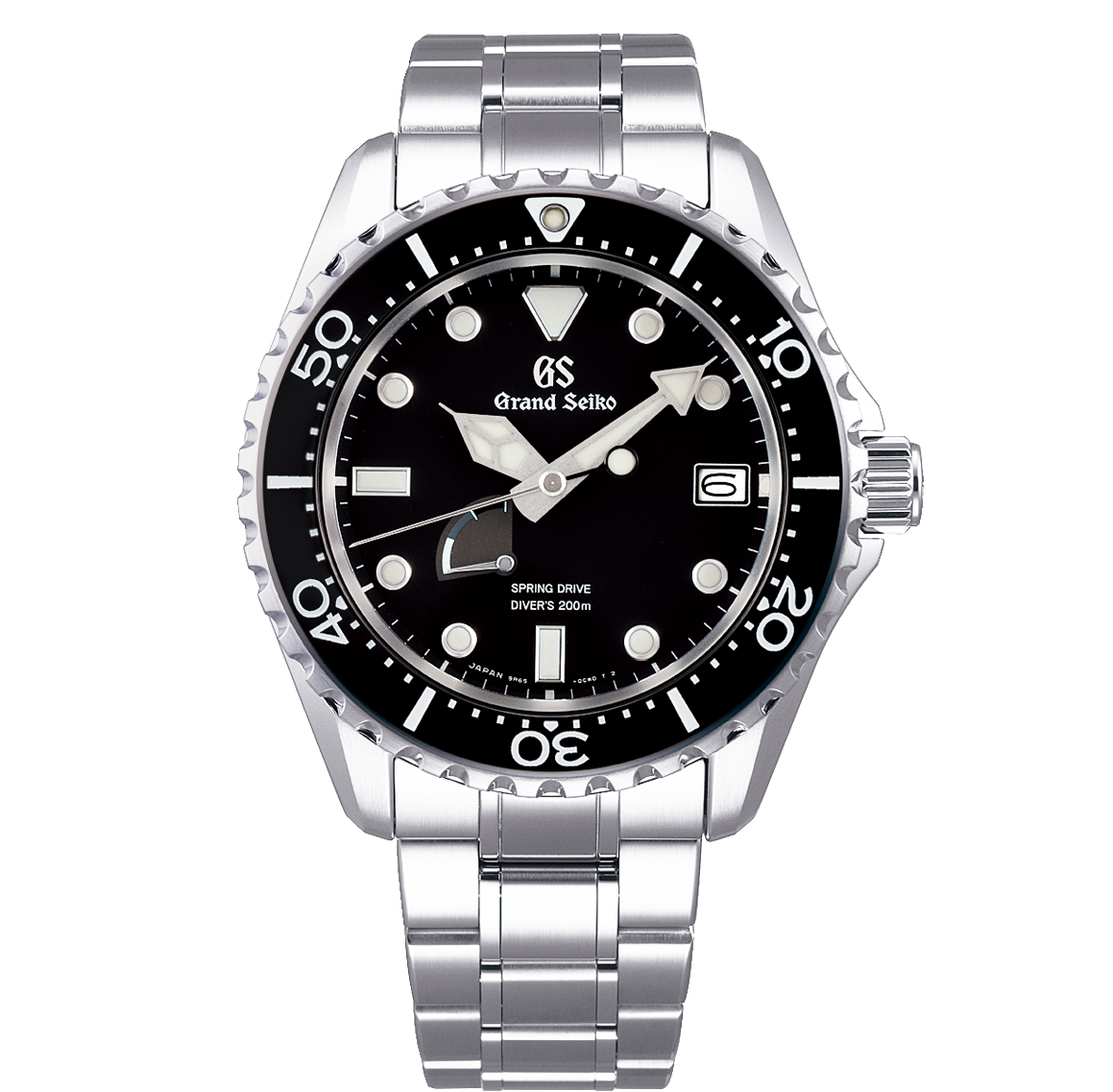 Grand Seiko Sport Watch with Black Dial, 42mm