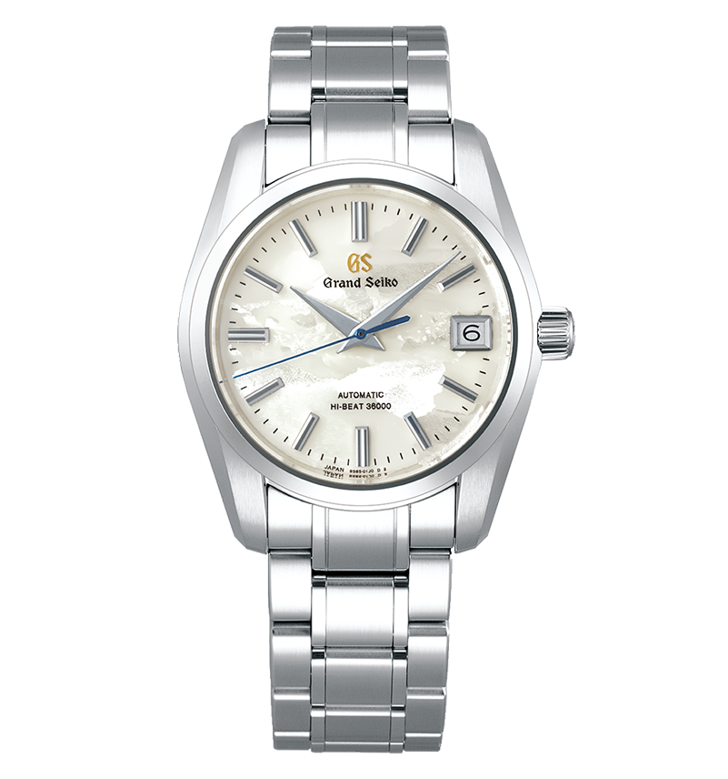 37mm Grand Seiko Limited Edition Heritage Watch with White Cloud Dial