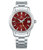 Stainless Steel Grand Seiko Elegance Watch with Autumn Red Dial