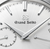 Grand Seiko Elegance Watch with White Dial and Black Strap, 39mm