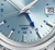 Watch Hands on Grand Seiko Limited Edition Elegance Watch with Sky Blue Dial